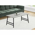 Daphnes Dinnette 40 in. Contemporary Coffee Table Grey & Black DA3061517